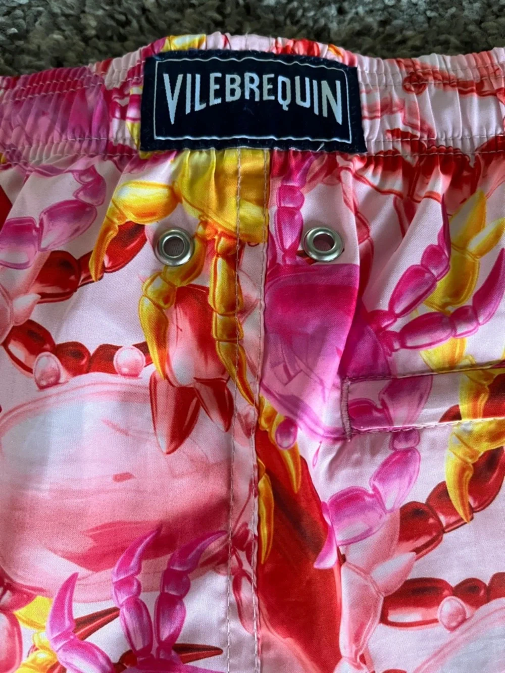 Vilebrequin vibrant pinks Kids Swim Trunks size 12A